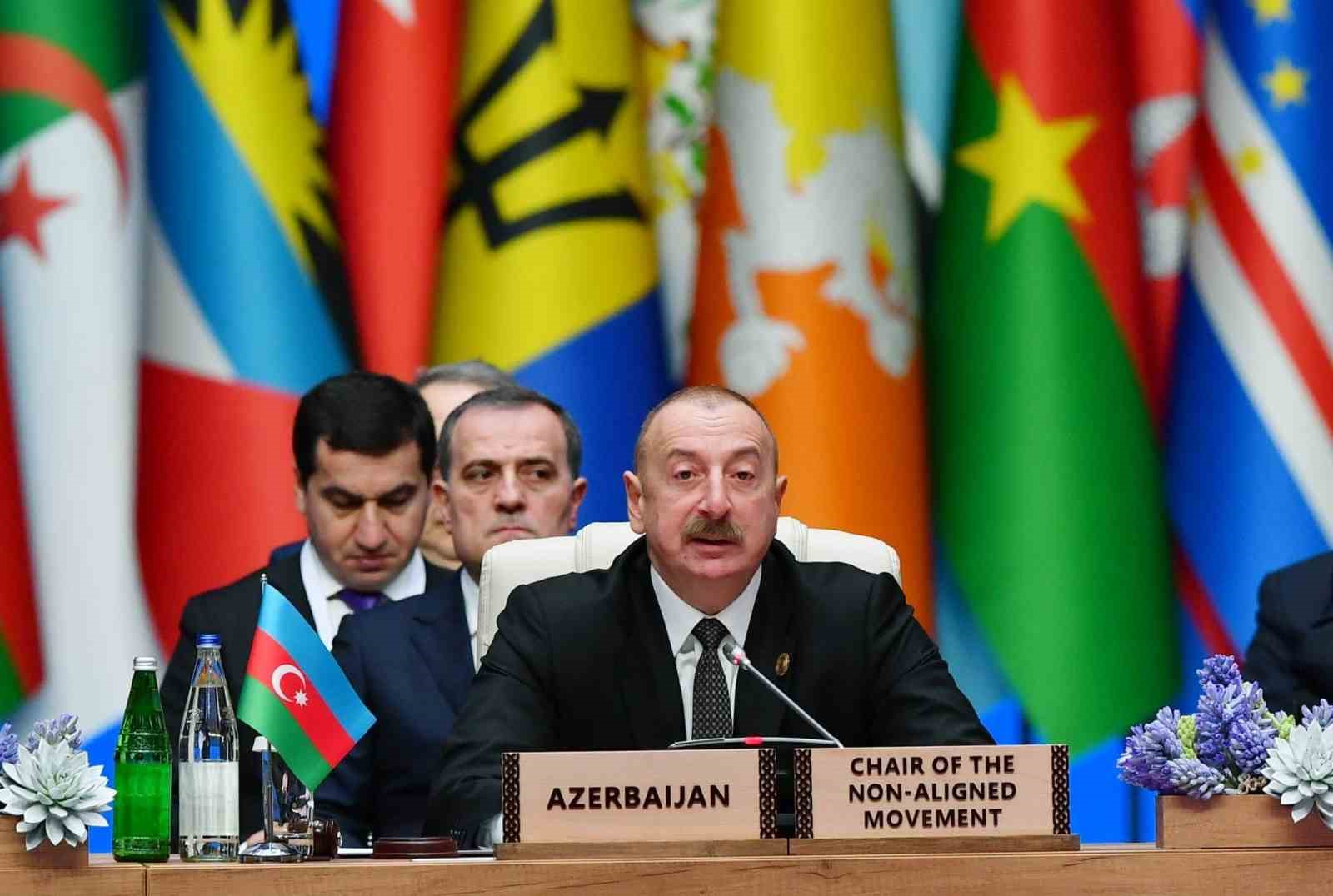 Azerbaycan Cumhurbaşkanı Aliyev’den Fransız sömürgeciliğine sert tepki