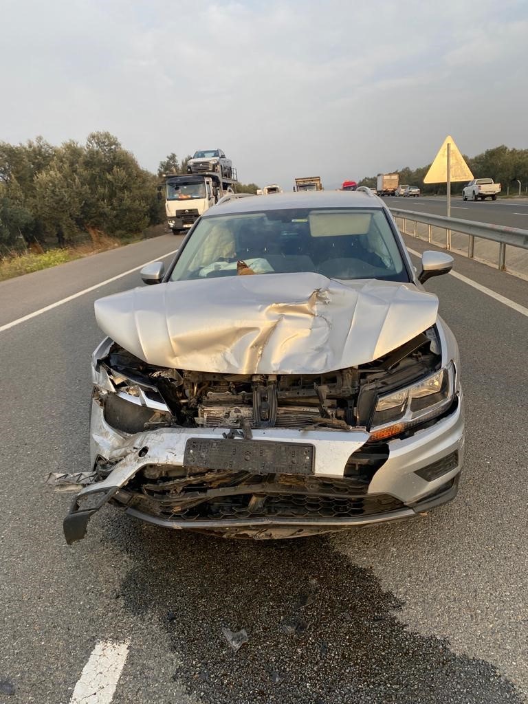 Balıkesir’de zincirleme kaza bir yaralı