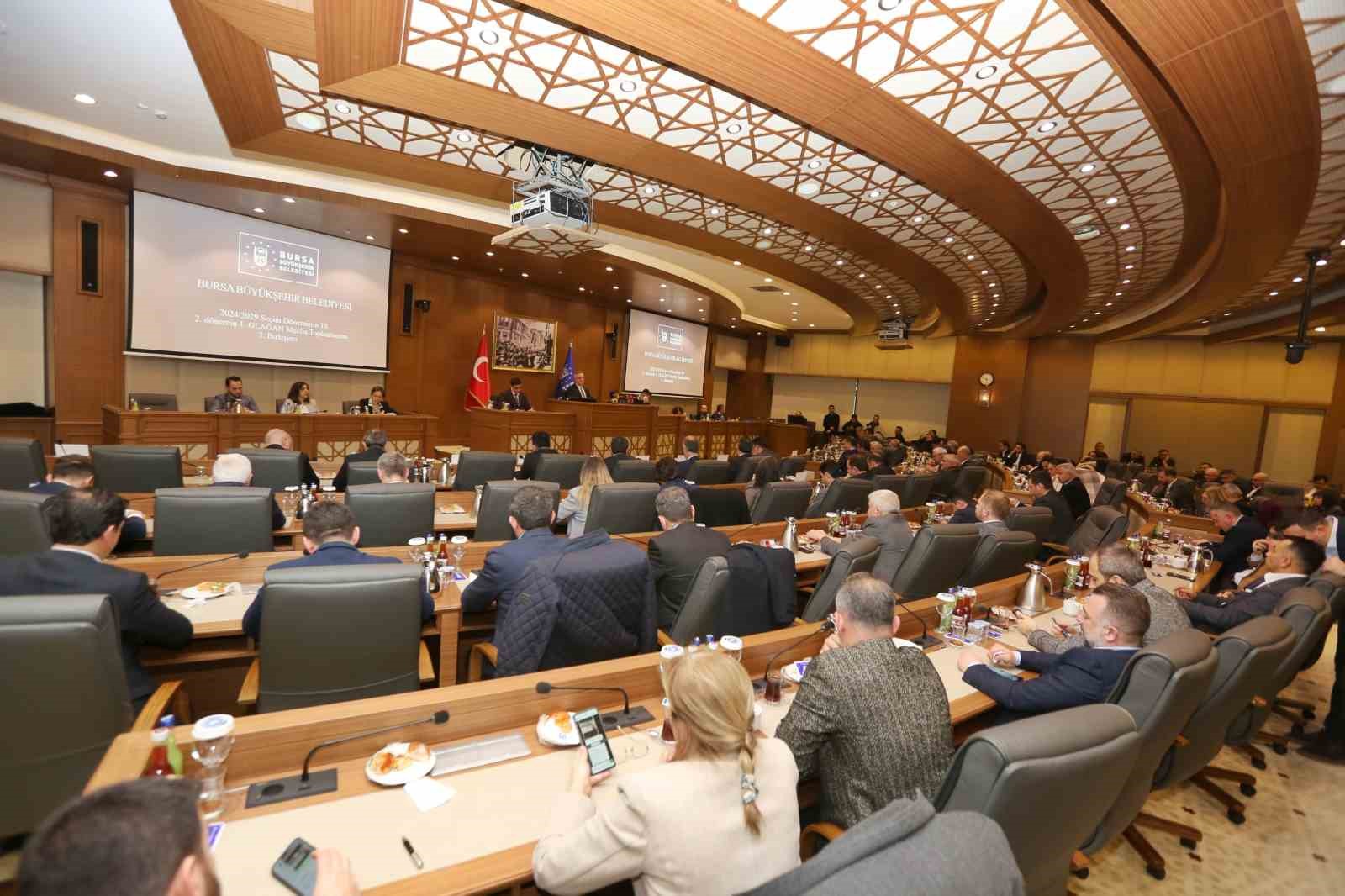 Bursa Büyükşehir Belediye Meclisi’nde Ocak ayı oturumu